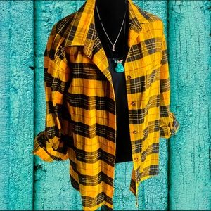 Yellow and black Flannel